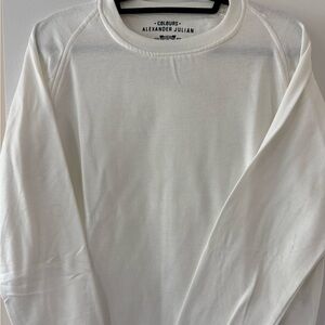 Classic White Men's Lightweight Sweatshirt